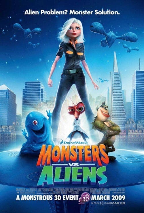 دانلود دوبله فارسی انیمیشن Monsters vs Aliens 2009