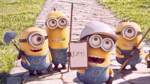 دانلود انیمیشن Mower Minions 2016 با کیفیت فول اچ دی